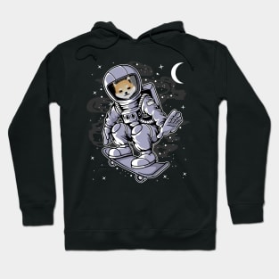 Astronaut Skate Dogelon Mars ELON Coin To The Moon Crypto Token Cryptocurrency Blockchain Wallet Birthday Gift For Men Women Kids Hoodie